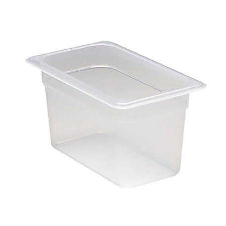 Cambro 1/4 Size Translucent Food Pan, Clear