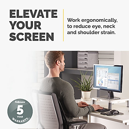 Fellowes Standard Monitor Riser - Office Depot