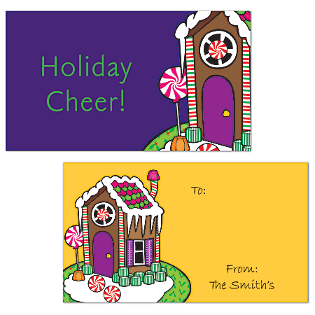 Standard Custom Gift Tags, 3 1/2" x 2", White, Pack Of 20