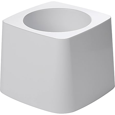Rubbermaid Commercial Toilet Bowl Brush Holder - Vertical - Plastic - White - 24 / Carton