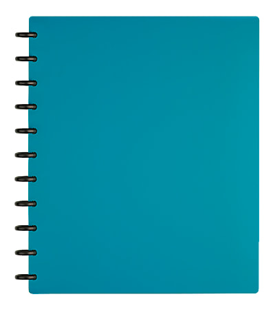 TUL™ Custom Note-Taking System Discbound Notebook, Letter Size, Poly Cover, Teal