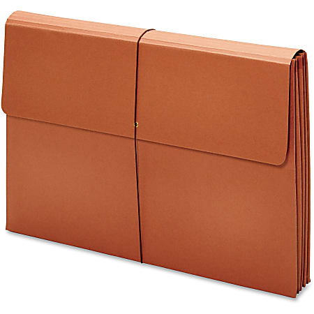 Pendaflex Tabloid Recycled File Wallet - 11"x17" - 875 Sheets Capacity - 3 1/2" Expansion - 19 pt. - Brown - 10% Recycled - B1060E