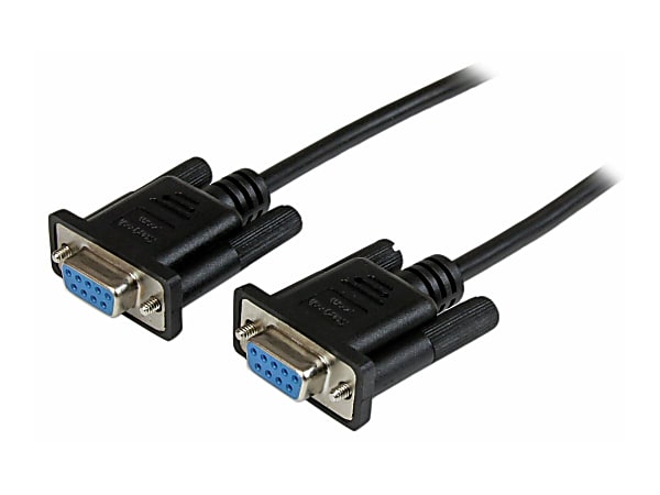 Kenable 2m RS232 Serial Null Modem Cable DB9 Male To DB9 Female - For Satellite Receiver & PC Data Transfer
