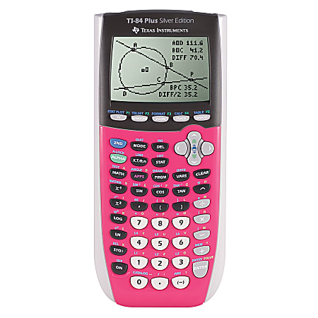 Texas Instruments TI 84 Plus Silver Edition Graphing Calculator