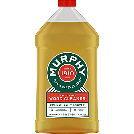 Murphy's Oil Soap Wood Cleaner, Natural Scent, 32oz Bottle, Gold, 1 Bottle