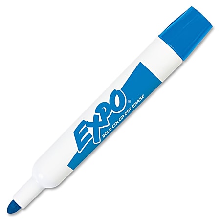 Expo Bullet Point Marker - Bold, Broad Point Type - Bullet Point Style - Blue - 1 Dozen