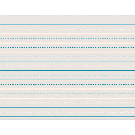 Pacon® Alternate Dotted Rule Newsprint Paper, 8-1/2" x 11", 30 Lb, White, Ream Of 500 Sheets