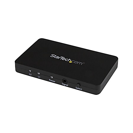 StarTech.com 2-Port HDMI Automatic Video Switch w/ Aluminum Housing and MHL Support - 4K 30Hz