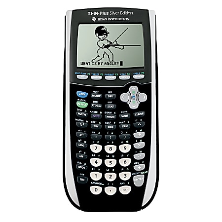 Texas Instruments® TI-84 Plus Silver Edition Graphing Calculator, Black