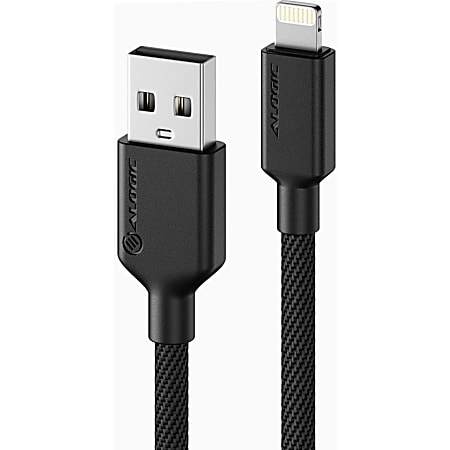 ALOGIC Elements Pro USB-A to Lightning 2m Cable - White - 6.56 ft Lightning/USB Data Transfer Cable - First End: USB Type A - Second End: Lightning - White