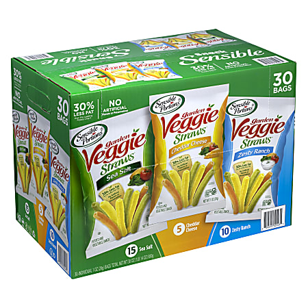 Sensible Portions Garden Veggie Variety Pack, Box Of 30 Bags