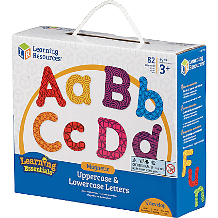 Learning Resources UpperLower Case Magnetic Letters 82 Pieces