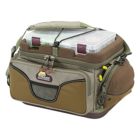Plano Molding 4674 Guide Series Hydro-Flo Tackle Bag, 12 1/2" x 14 5/16" x 21 1/4", Beige/Black