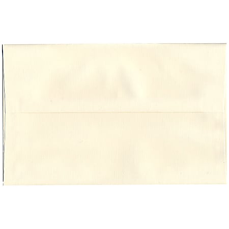 JAM Paper® Booklet Invitation Envelopes, A10, Gummed Seal, 30% Recycled, Natural White, Pack Of 25