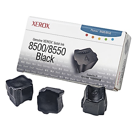 Xerox® 8500 Phaser Black Solid Ink, Pack Of 3, 108R00668