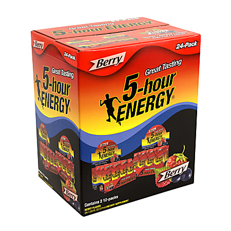 5-Hour Energy Berry, 1.93 Oz, 12 Bottles Per