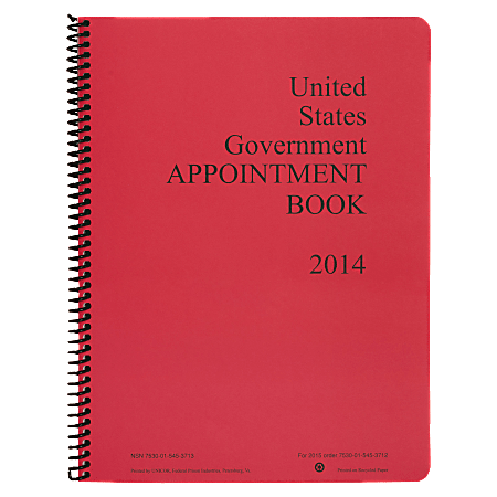 2022 Unicor Fed Appointment Book