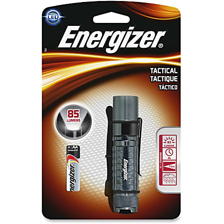 Energizer Tactical Metal 1AA/1 Watt Light - 1 W - AA - Metal, AluminumCasing - Multi