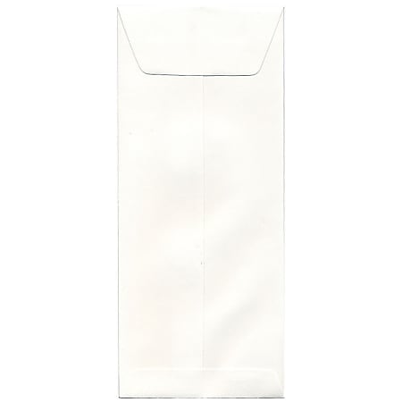 JAM Paper® Policy Envelopes, #12, Gummed Seal, Strathmore Bright White, Pack Of 25