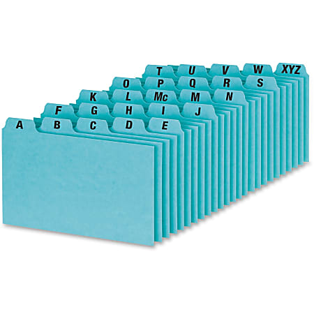 Oxford A Z Index Card Guides 3 x 5 - Office Depot