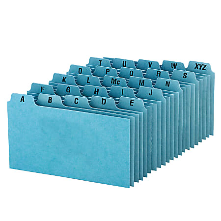 Oxford® A-Z Index Card Guides, 3" x 5