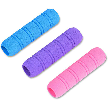 Tatco Ribbed Foam Pencil Cushions - 1.8" Long - Soft Foam - Assorted - 50 / Box