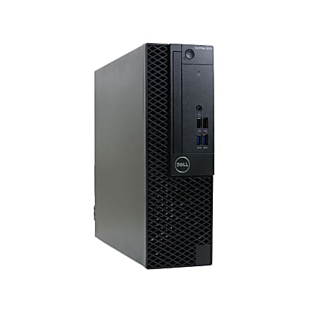 Dell™ Optiplex Refurbished Desktop PC, Intel® Core™ i7-7500, 8GB Memory, 256GB Solid State Drive, Windows® 10, J1-3050SA01