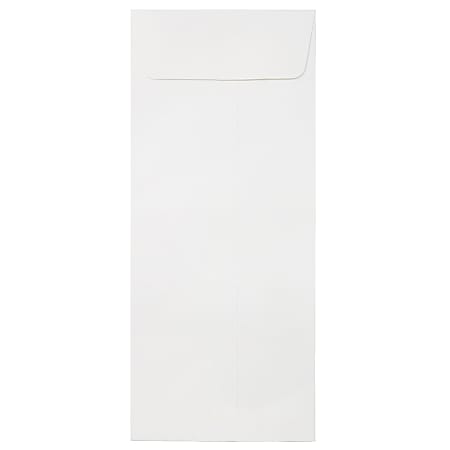JAM Paper® Policy Envelopes, #14, Gummed Seal, Strathmore Bright White, Pack Of 25