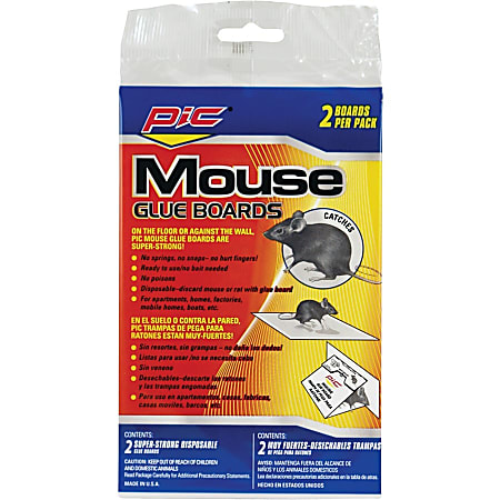 PIC Plastic Mouse Trap Reusable Simple Set - Office Depot