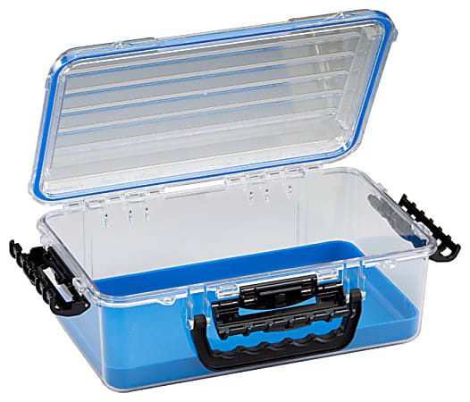 Plano Molding Guide Series Waterproof Case, 5" x 9" x 14", Blue/Clear