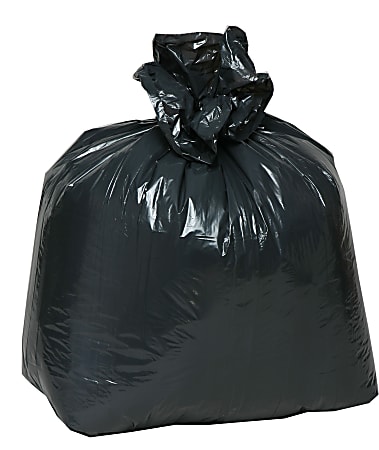 Webster EarthSense 0.65 mil Trash Bags 16 gal 24 H x 31 W 75percent Recycled  Black 500 Bags - Office Depot