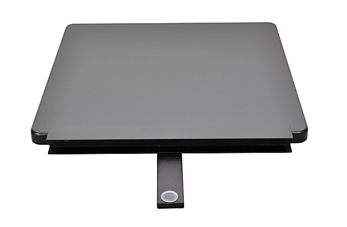 Ergo Desktop 12"W Detachable Side Work Surface Corner Desk, Black