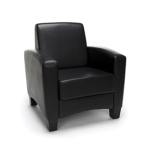Essentials By OFM Traditional Arm Chair, Black
