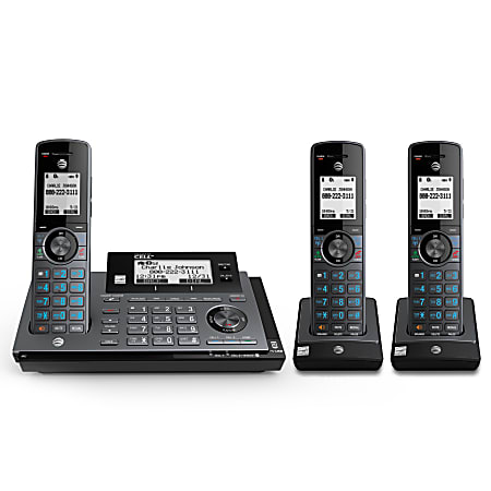 AT&T CLP99387 3 Handset DECT 6.0 Expandable Phone System With Digital Answering System & Smart Call Blocker