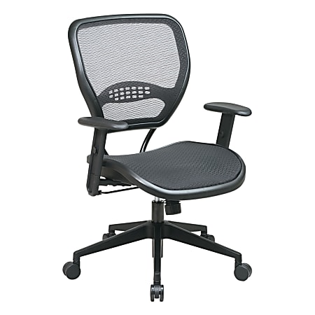 Office Star™ Air Grid™ Deluxe Task Chair, Black