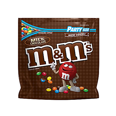 M Ms Milk Chocolate Candies 3 Oz Bag - Office Depot