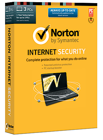 Norton Internet Security™ 21.0 1-Year Subscription, For 3 PCs, Traditional Disc