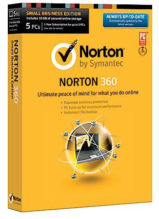 Norton 360™ 1-Year Subscription, For 5 PCs, Download Version