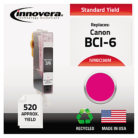 Innovera BCI36M (Canon BCI-3M) Remanufactured Magenta Ink Cartridge