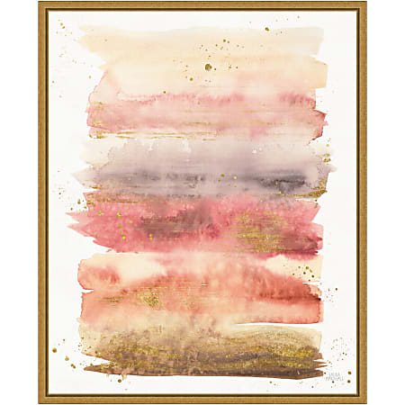 Amanti Art Desert Blooms Abstract I by Laura Marshall Framed Canvas Wall Art Print, 20”H x 16”W, Gold