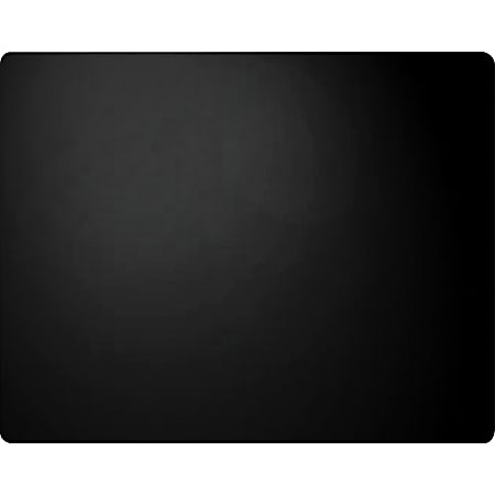 Artistic Plain Leather Desk Pad, 24" W, Black