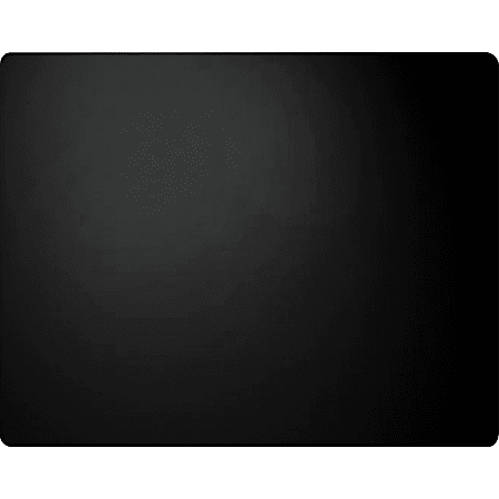Artistic Plain Leather Desk Pad, 24" W, Black