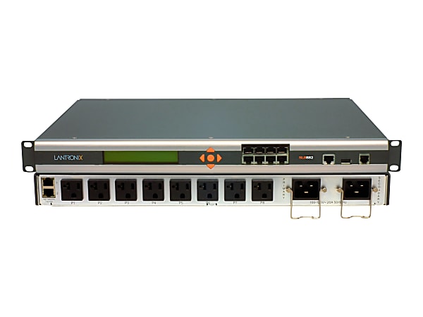 Lantronix SecureLinx Remote Branch Office Manager - Console server - 8 ports - 100Mb LAN, RS-232 - analog ports: 1 - AC 220 V - 1U - rack-mountable