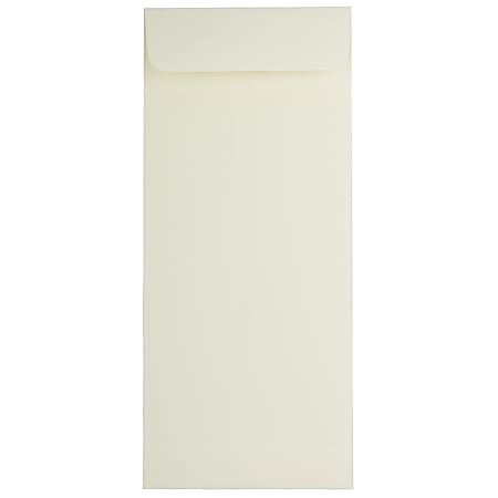 JAM Paper® Policy Envelopes, #14, Gummed Seal, Strathmore Natural White, Pack Of 25