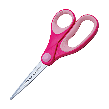 Westcott® Titanium Bonded Non-Stick Scissors, 8", Straight, Pink
