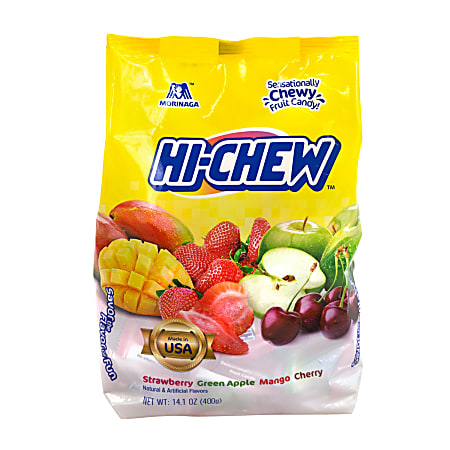 Hi-Chew Chewy Fruit Candy, Assorted Flavors, 14 Oz,