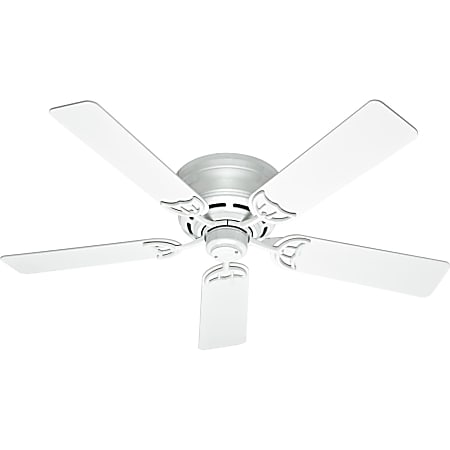 Hunter® Low Profile III 52" 3-Speed Ceiling Fan, White