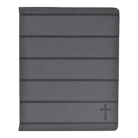 Eccolo™ Christian Desk Size Journal, 8" x 10", Black