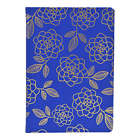 Eccolo™ Style Journal, 6" x 8", Gold Floral