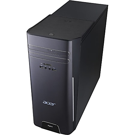 Acer Aspire T3-715 Desktop Computer - Intel Core i7 i7-6700 3.40 GHz - 8 GB DDR4 SDRAM - 1 TB HDD - Windows 10 Home 64-bit